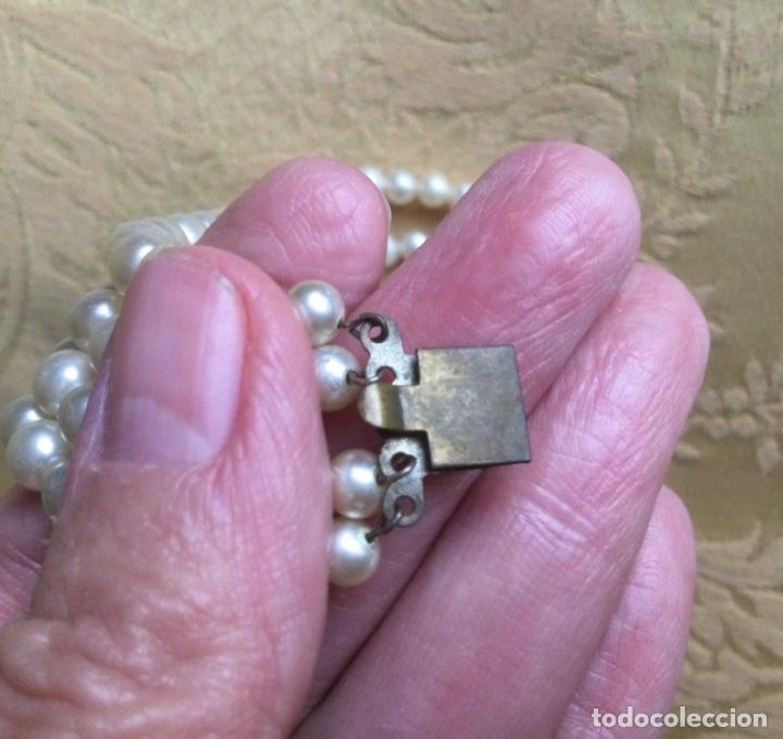 Vintage: PULSERA VINTAGE DE 4 VUELTAS DE PERLAS - Foto 10
