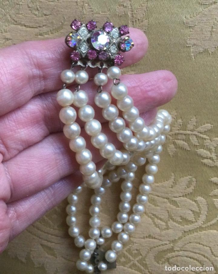 Vintage: PULSERA VINTAGE DE 4 VUELTAS DE PERLAS - Foto 13