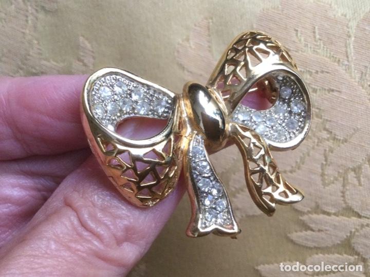 Vintage: BROCHE VINTAGE CON FORMA DE LAZO - Foto 4