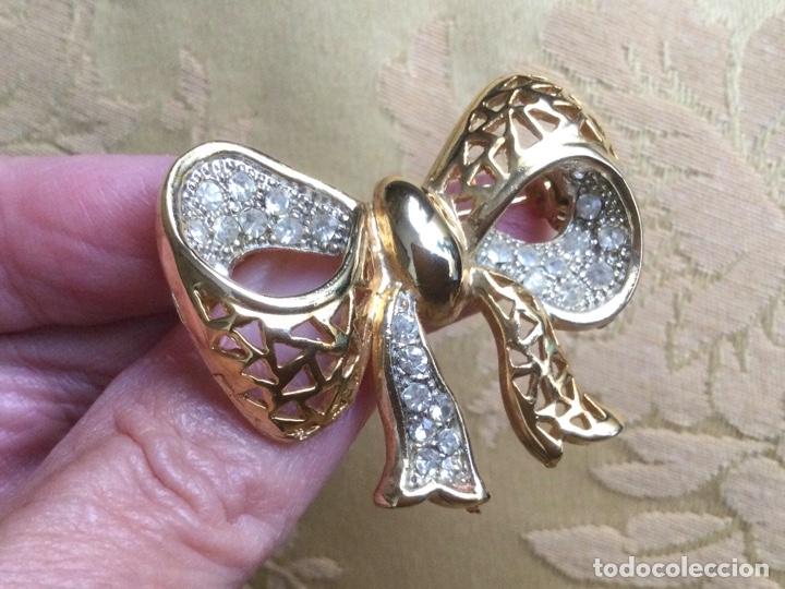 Vintage: BROCHE VINTAGE CON FORMA DE LAZO - Foto 5