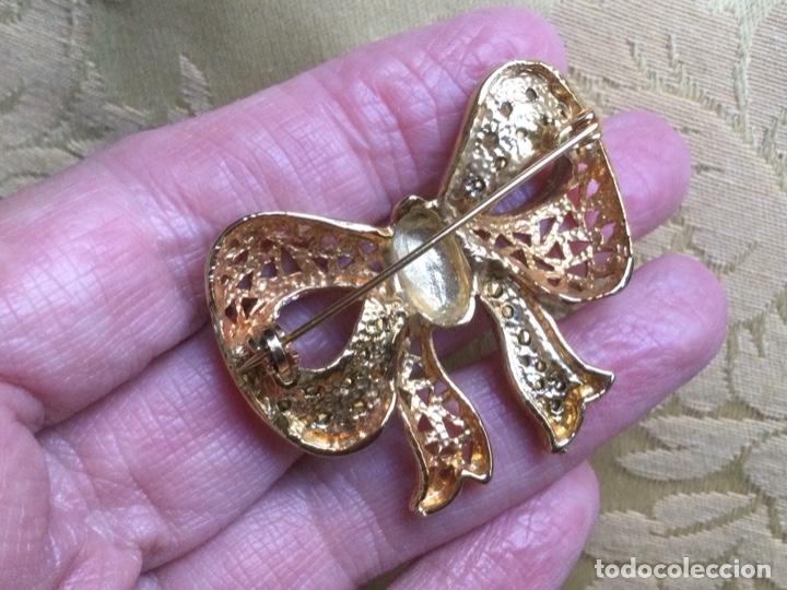 Vintage: BROCHE VINTAGE CON FORMA DE LAZO - Foto 8