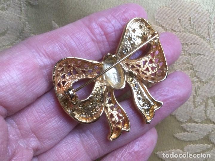 Vintage: BROCHE VINTAGE CON FORMA DE LAZO - Foto 9