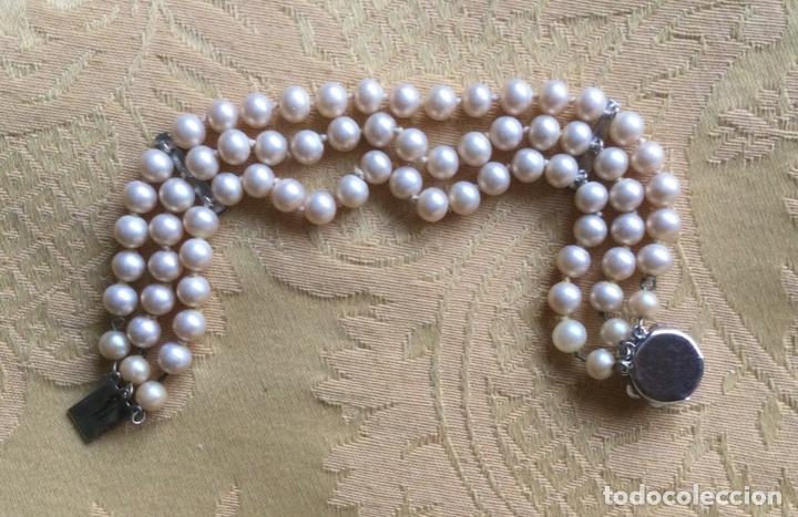 Vintage: PULSERA VINTAGE 3 VUELTAS DE PERLAS - Foto 12