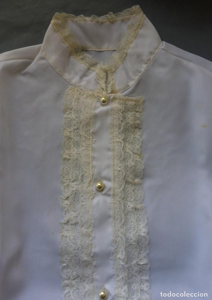Vintage: CAMISA CON PUNTILLAS - Foto 3