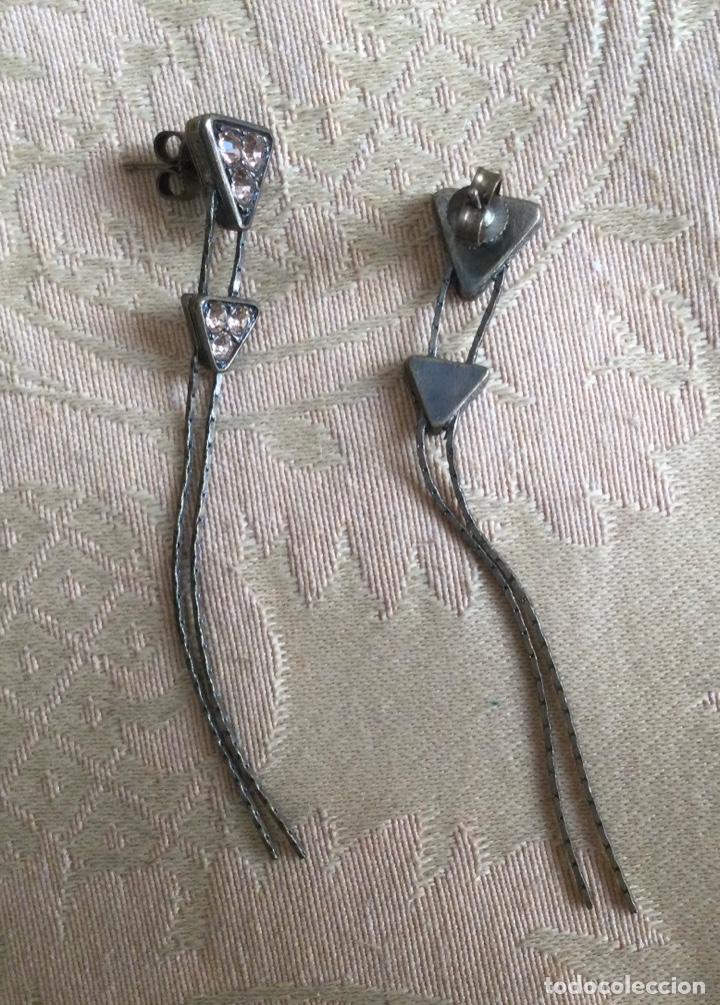 Vintage: PENDIENTES LARGOS VINTAGE COBRIZOS - Foto 2