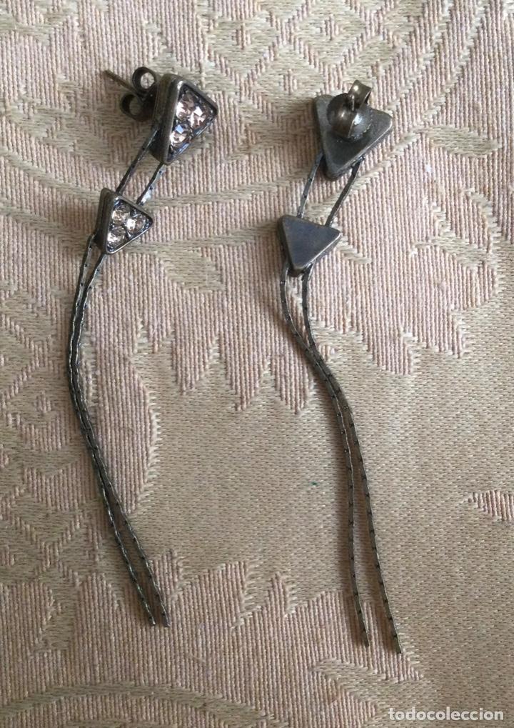 Vintage: PENDIENTES LARGOS VINTAGE COBRIZOS - Foto 4
