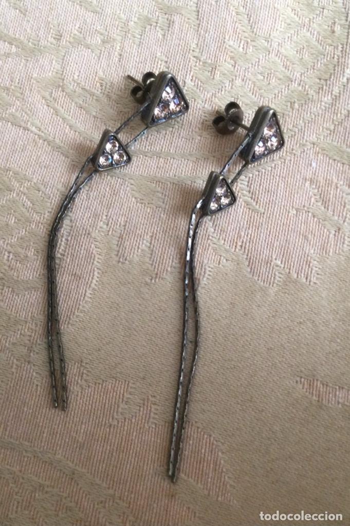 Vintage: PENDIENTES LARGOS VINTAGE COBRIZOS - Foto 5