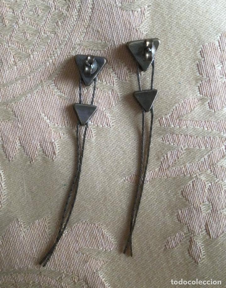 Vintage: PENDIENTES LARGOS VINTAGE COBRIZOS - Foto 6