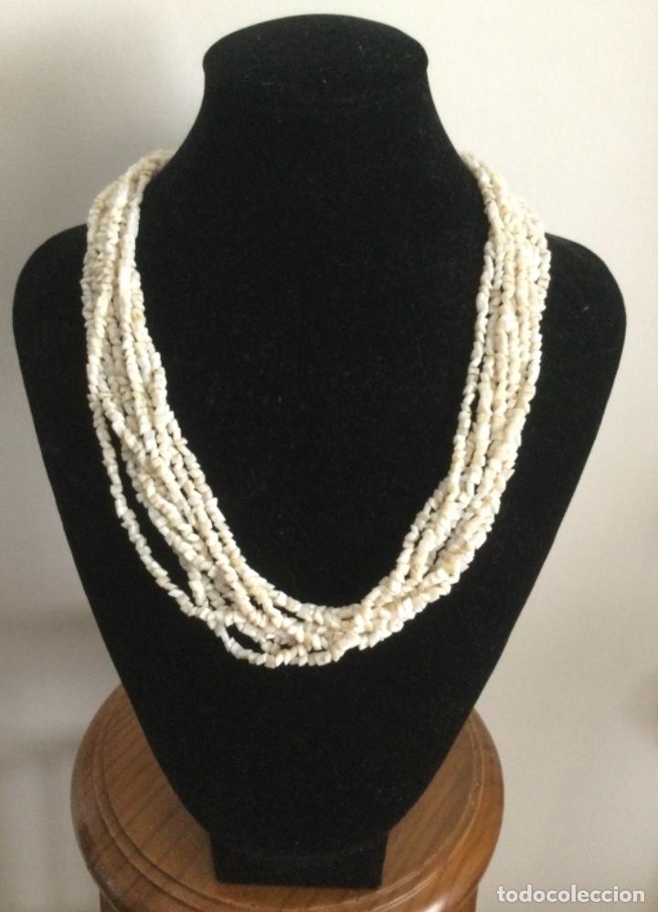 Vintage: COLLAR NATURAL 8 HILOS - Foto 1