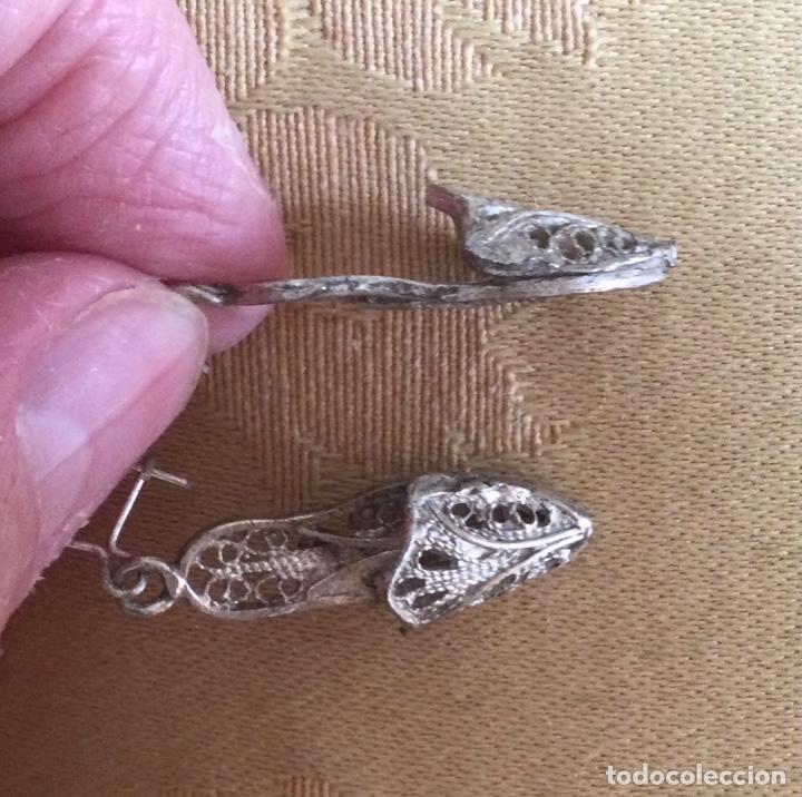 Vintage: PENDIENTES FILIGRANA DE PLATA, BABUCHAS - Foto 6
