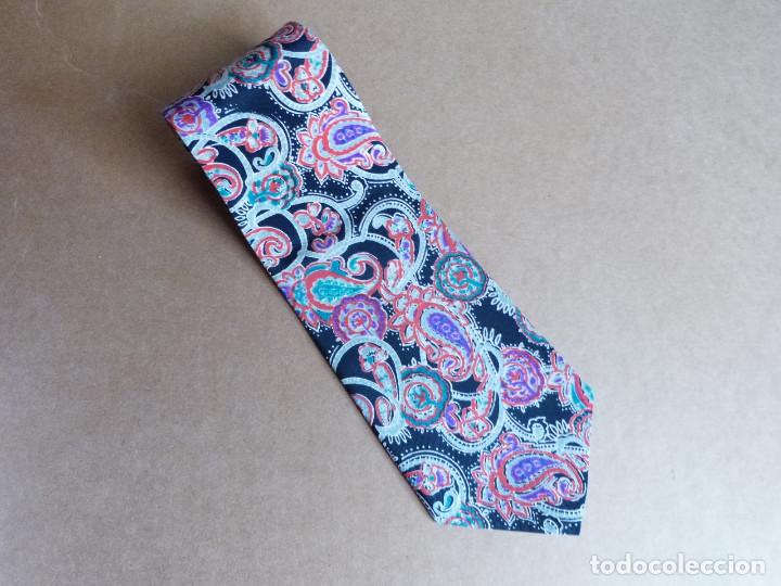 Vintage: Corbata vintage con detalles cachemir - Foto 1