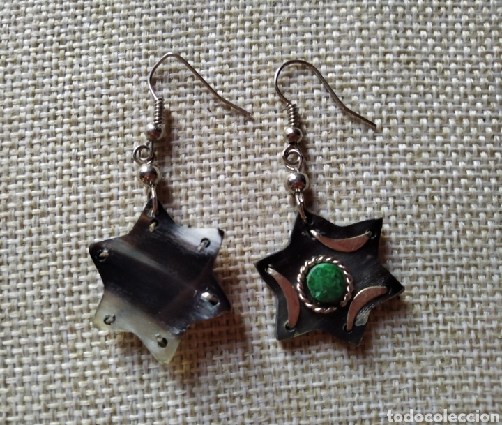 Vintage: Pendientes artesanales de madera - Foto 3