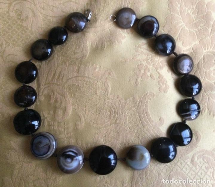 Vintage: COLLAR GARGANTILLA PIEDRAS NATURALES - Foto 1