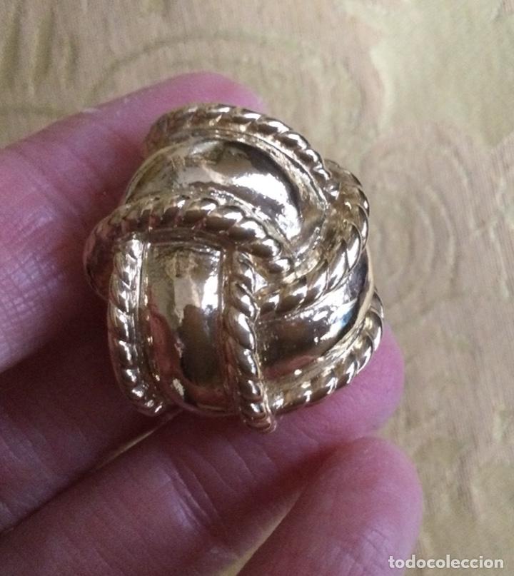 Vintage: PENDIENTES VINTAGE CHAPADOS EN ORO - Foto 6