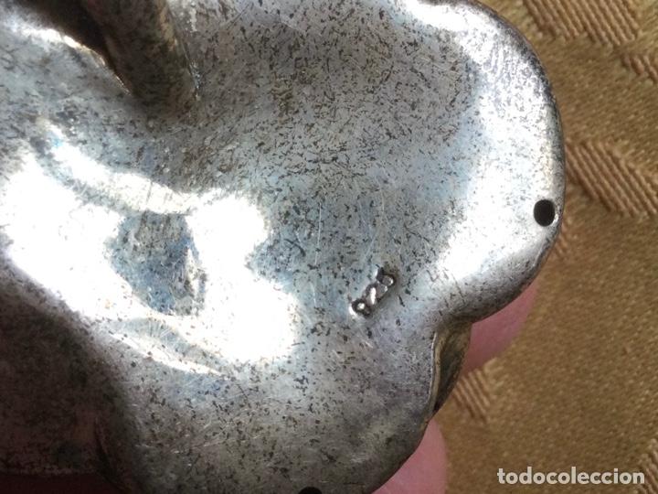 Vintage: COLGANTE DE PLATA DE LEY 925 CON FORMA DE FLOR - Foto 3