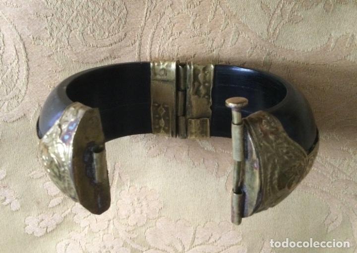 Vintage: PULSERA VINTAGE DE ASTA LAT&Oacute;N LABRADO - Foto 5