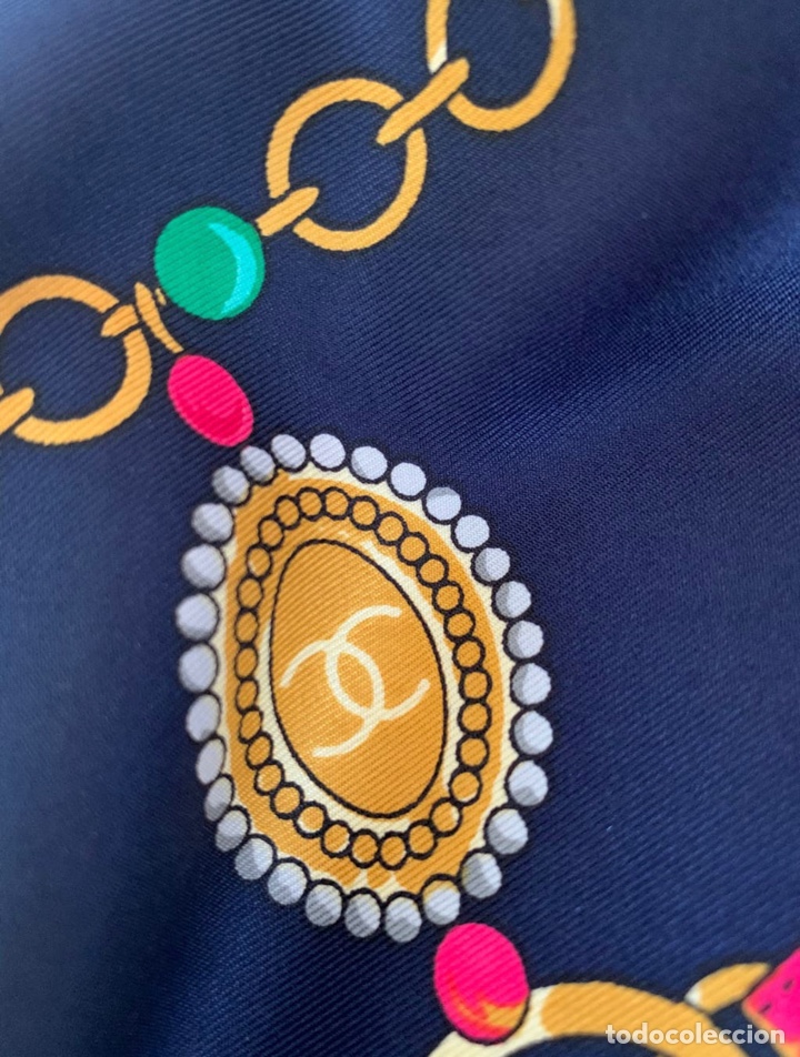 Vintage: Pa&ntilde;uelo de seda Chanel sin usar - Foto 3