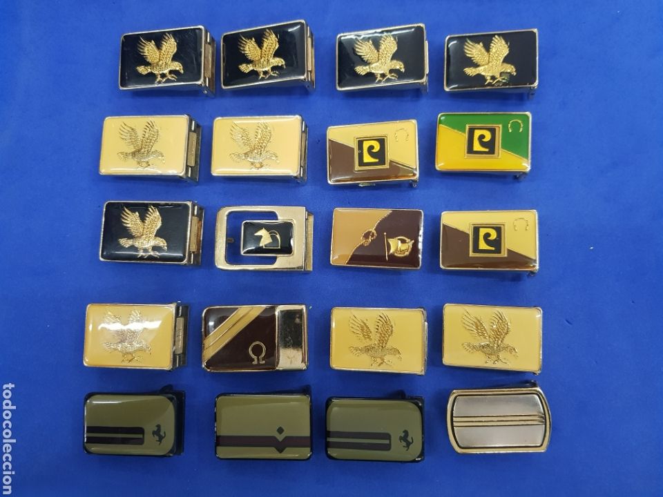 Vintage: Lote 20 hebillas de cinturon de caballero - Foto 1