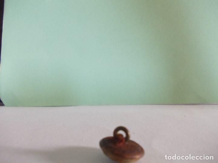 Vintage: Bot&oacute;n redondo Dorado con ancla - Foto 4