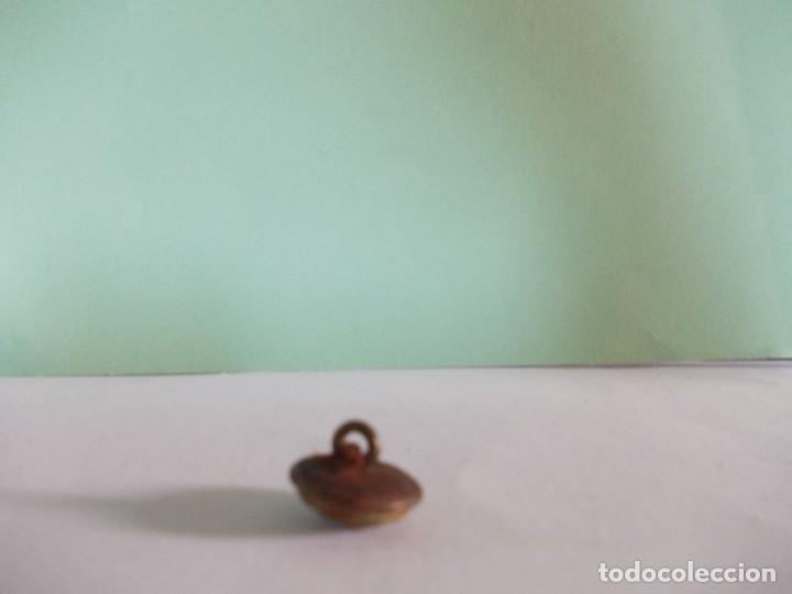 Vintage: Bot&oacute;n redondo Dorado con ancla - Foto 5