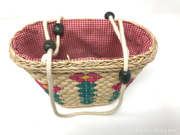 Vintage: CESTA O BOLSO DE PALMA - Foto 3