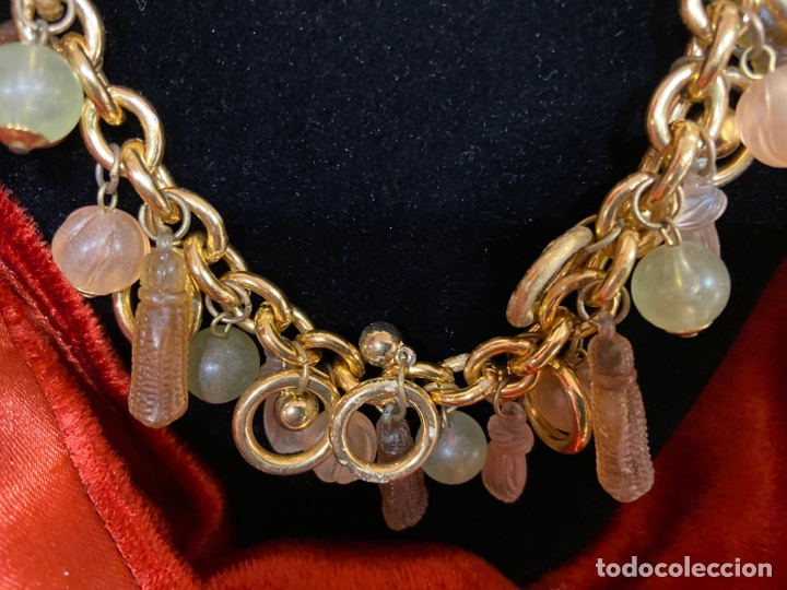 Vintage: C-1-25 Collar de pl&aacute;stico. S&uacute;per original, no pesa - Foto 2