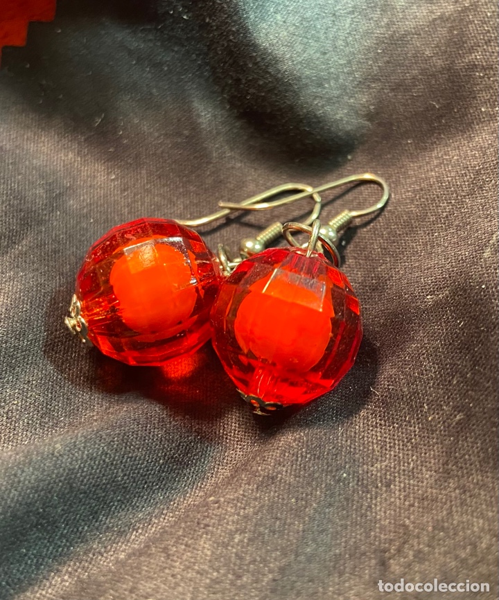 Vintage: C-1-30b Pendientes imitando cristal - Foto 1