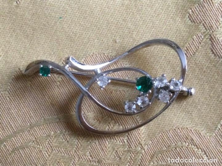 Vintage: BROCHE VINTAGE METAL PLATEADO - Foto 8