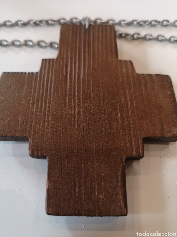 Vintage: Colgante Cruz madera - Foto 2