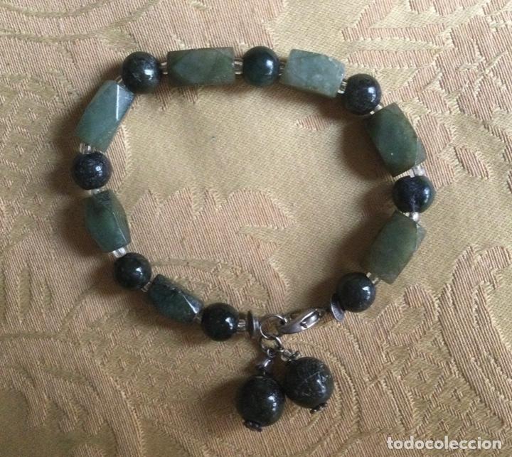 Vintage: PULSERA VINTAGE DE JADE DE DOS TONOS - Foto 6