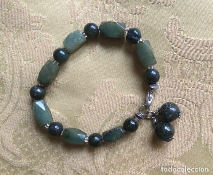 Vintage: PULSERA VINTAGE DE JADE DE DOS TONOS - Foto 7