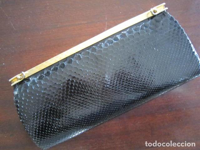 Vintage: Cartera de mano de serpiente - Foto 1