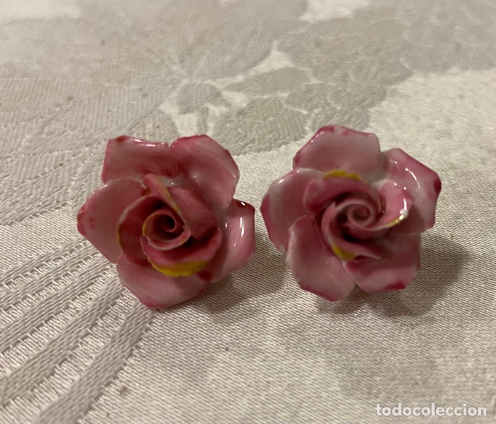 Vintage: C-5. Pendientes de clip. Biscuit England - Foto 1