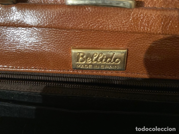 Vintage: bolso /cartera de piel BELLIDO - Foto 2