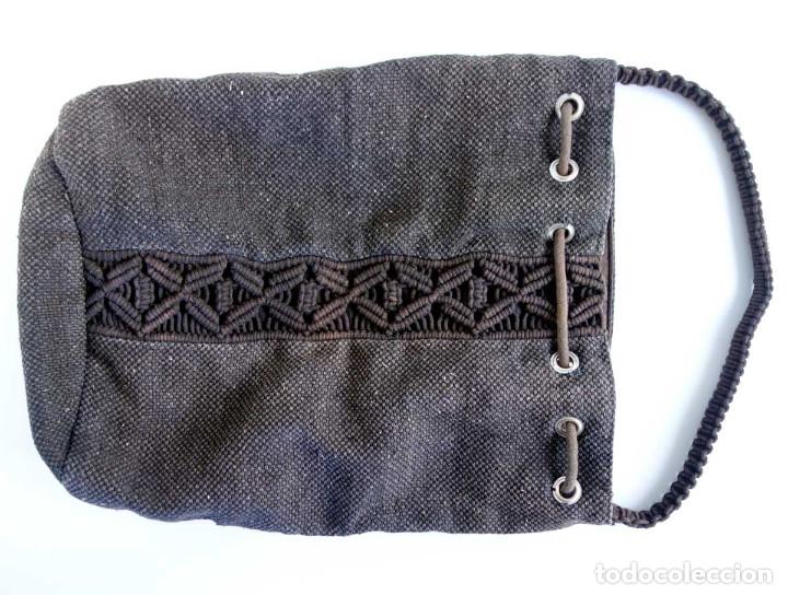 Vintage: BOLSO TEJIDO TIPO PETATE INDIO - Foto 3