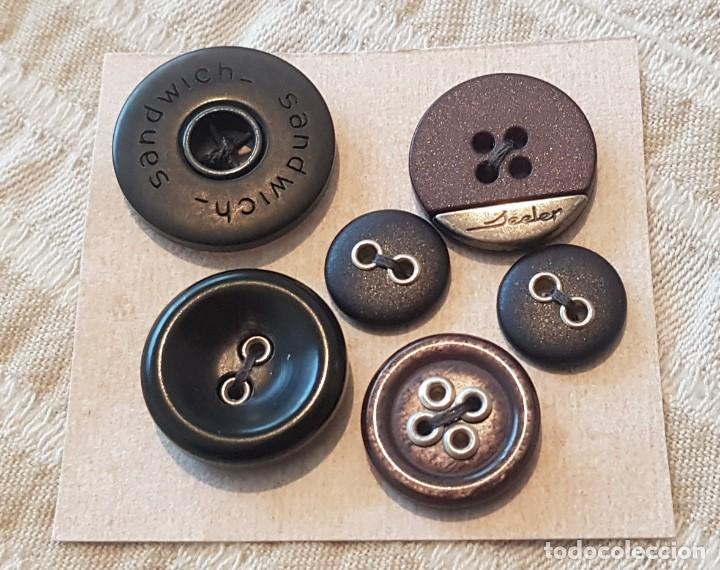 Vintage: Lote de 6 botones - Foto 1