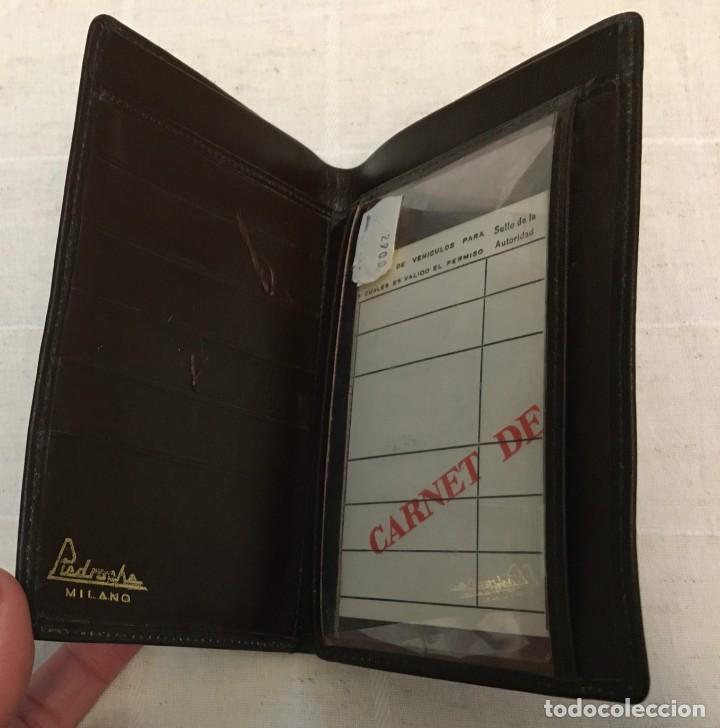 Vintage: Cartera billetera de piel a estrenar - Foto 6