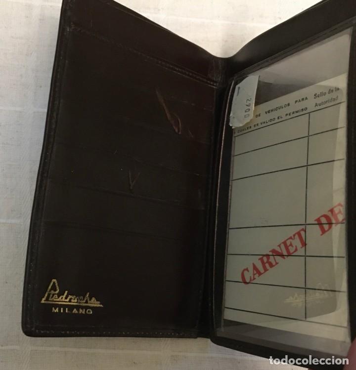 Vintage: Cartera billetera de piel a estrenar - Foto 7