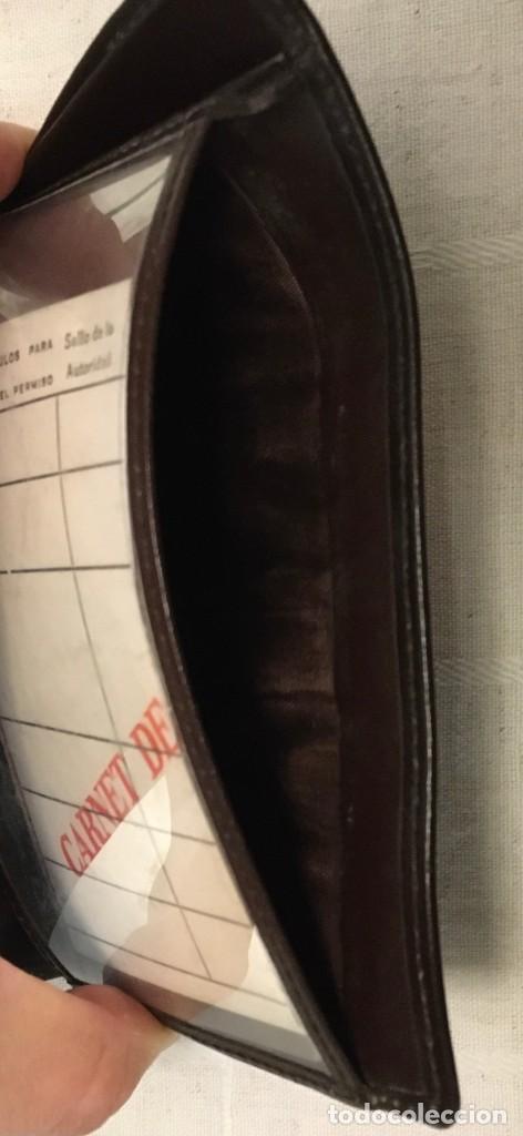 Vintage: Cartera billetera de piel a estrenar - Foto 8