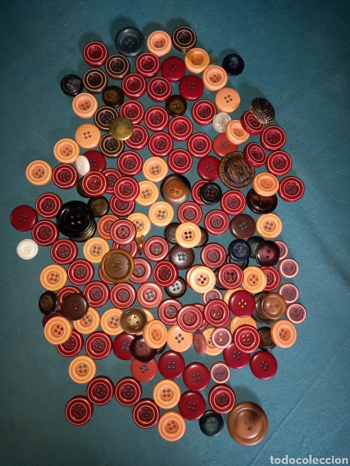 Vintage: Lote de 159 botones antiguos. - Foto 1