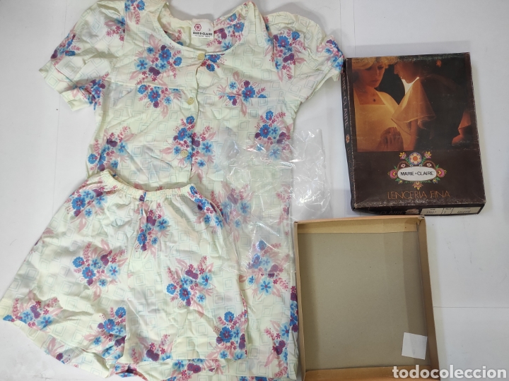 Vintage: Pijama mujer T.3 Mari-Claire sin uso en caja original - Foto 2 - 304029553