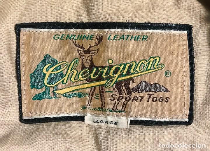 Vintage: ABRIGO VINTAGE DE CUERO Y MUTON - CHEVIGNON - Foto 2