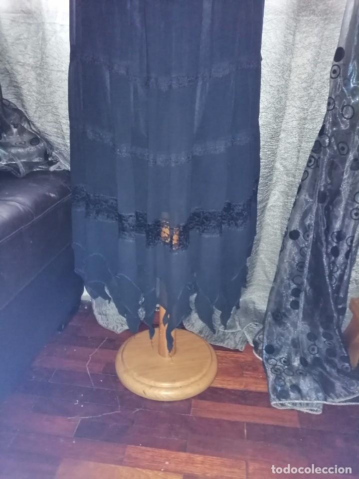 Vintage: Falda de fiesta negra - Foto 2
