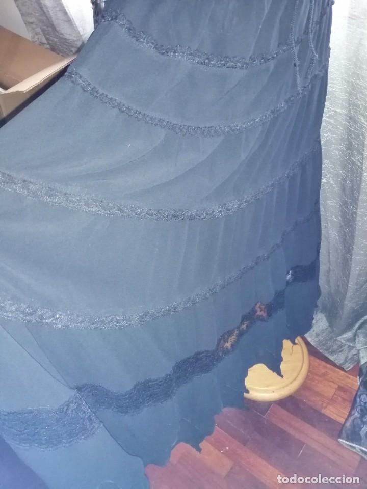 Vintage: Falda de fiesta negra - Foto 4