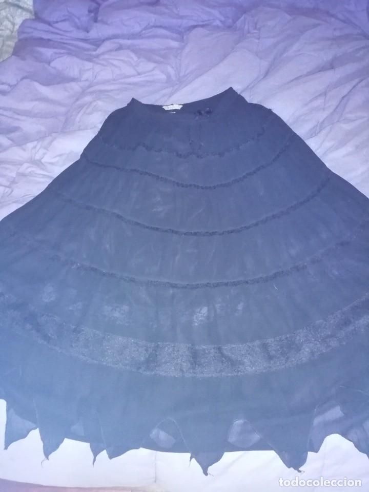 Vintage: Falda de fiesta negra - Foto 7