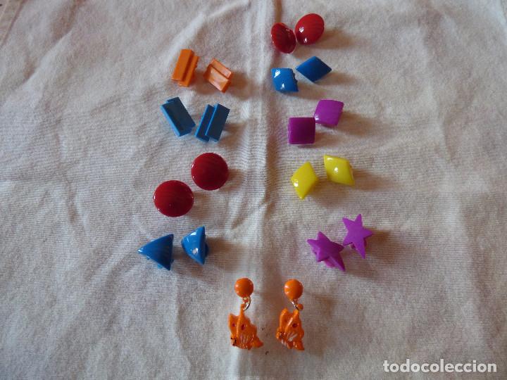 Vintage: Pendientes de plastico,vintage. - Foto 1