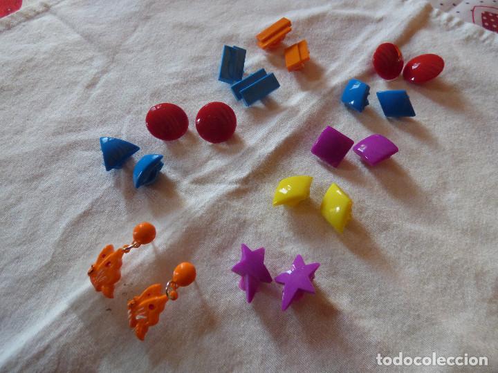 Vintage: Pendientes de plastico,vintage. - Foto 2