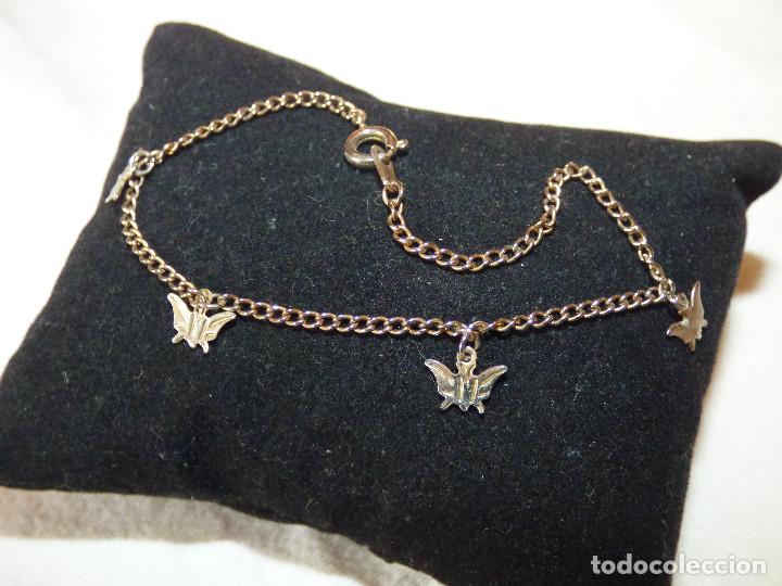 Vintage: Pulsera mariposas,vintage. - Foto 1