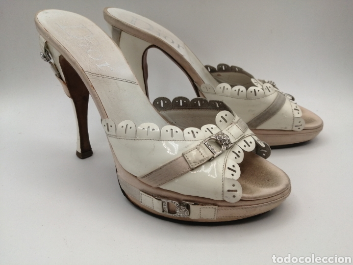 sandalias christian dior. made in italy - Comprar Moda vintage mujer en  todocoleccion - 306770098