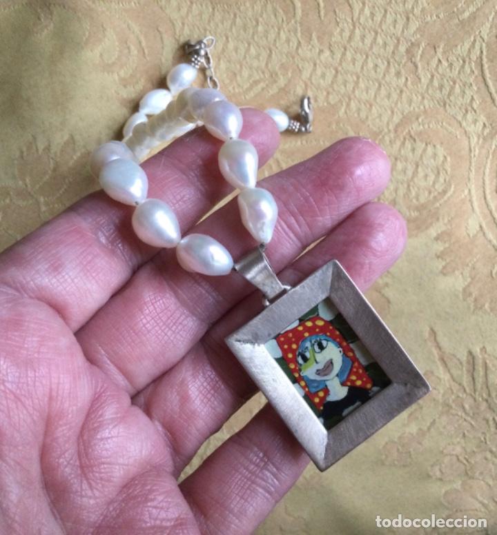 Vintage: COLLAR DE PERLAS Y PLATA ALLISON MASSARI FINE ARTS - Foto 3